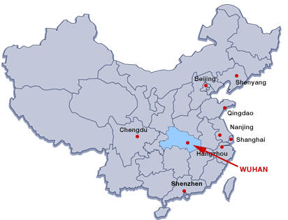 Image result for 武汉 map